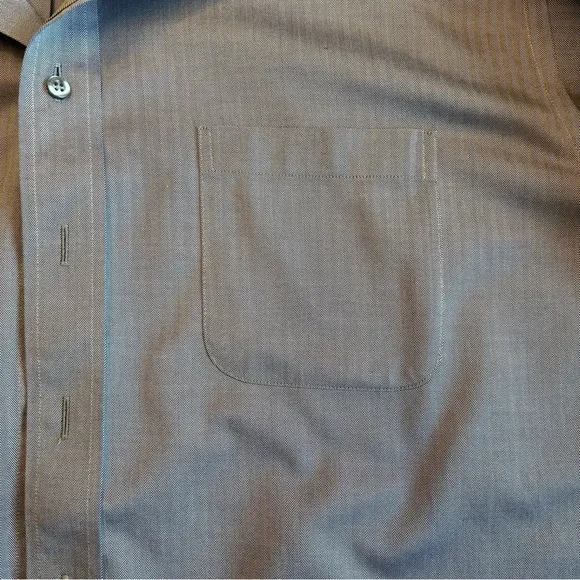 Roundtree & Yorke Men's Dark Gray Long Sleeve Shirt - Picture 5 of 9